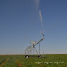 Système d&#39;irrigation à pivot central avec tuyaux galvanisés